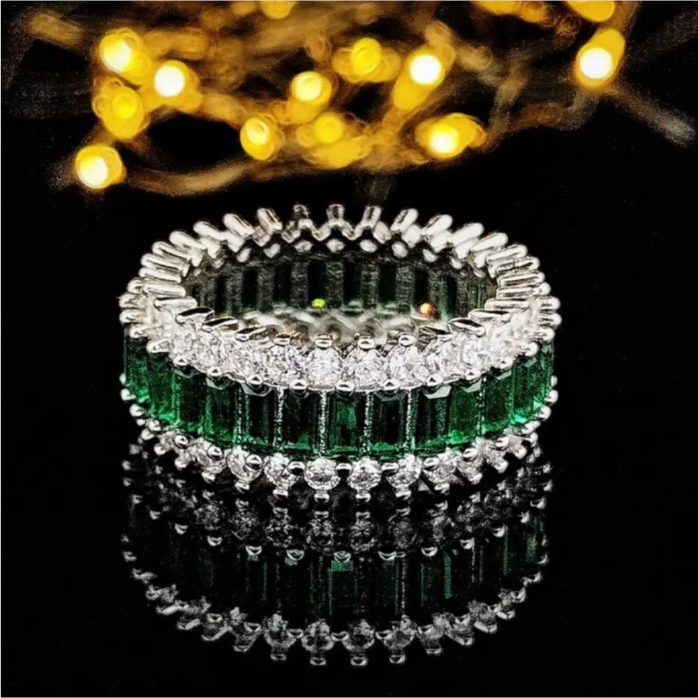 NEW Eternity Band Sterling Silver 925 S